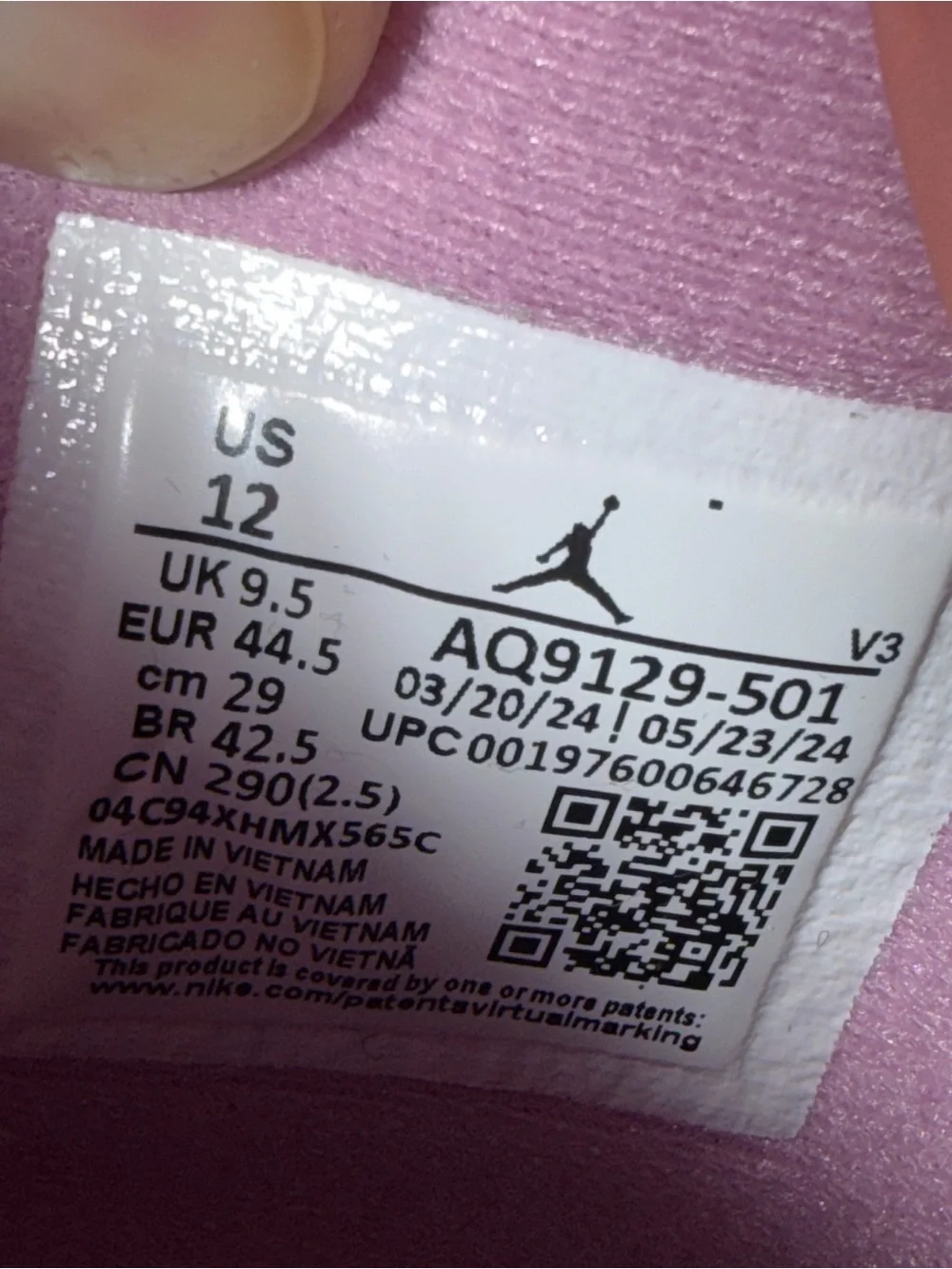 Jordan 4 Retro ‘Orchid’ Suede Mid Top Sneakers Men’s AQ9129-501